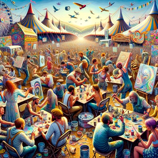 Temporäre Mitmachkunst